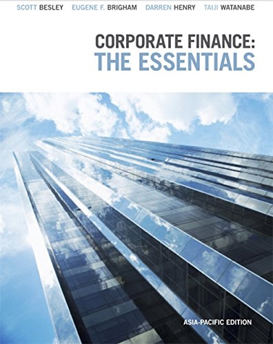 Book Corporate Finance: The Essentials free