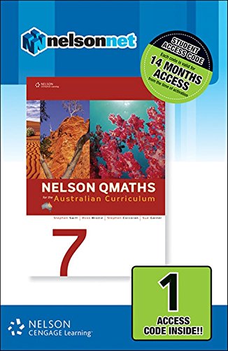 Book Nelson Q Maths 07 for the Australian Curriculum Access Card 1 free