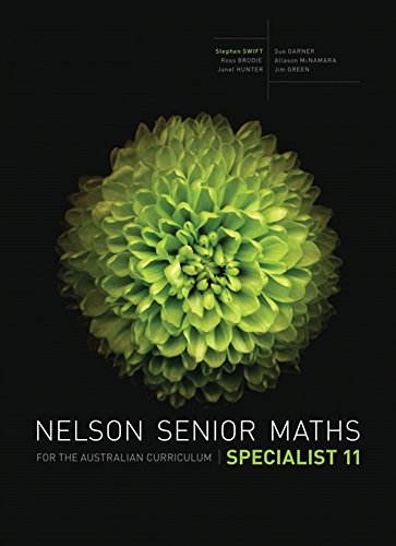 Book Nelson Senior Maths Specialist 11 for the Australian Curriculum free