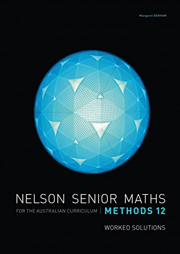Book Nelson Senior Maths Methods 12 Solutions DVD free