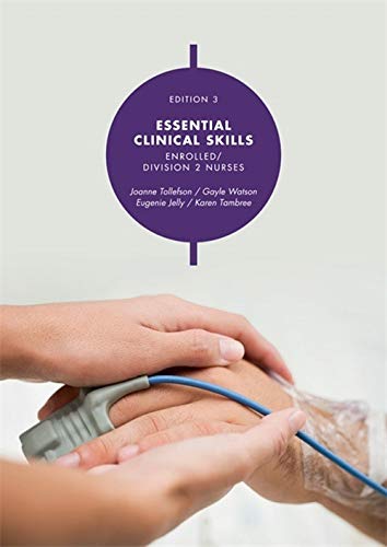 Book Essential Clinical Skills: Enrolled/Division 2 Nurses with Student Resource Access 12 Months free