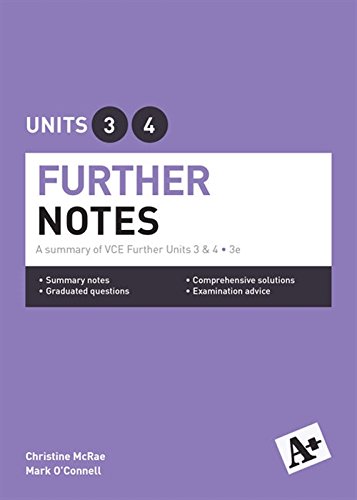 Book A+ Further Notes VCE Units 3 & 4 free