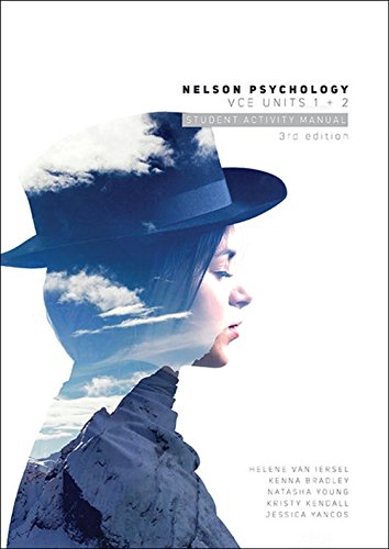 Book Nelson Psychology VCE Units 1 & 2 Student Activity Manual free