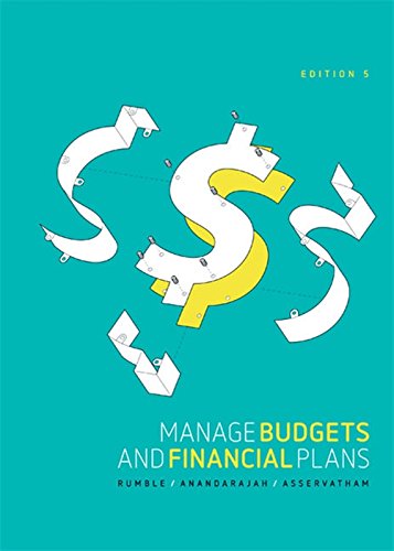 Book Manage Budgets And Financial Plans Intermediate With Student Resource Access 12 Months free