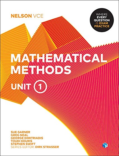 Book MATHEMATICAL METHODS UNIT 1 NELSON VCE free