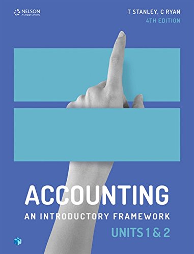 Book Accounting: An Introductory Framework Units 1 & 2 free