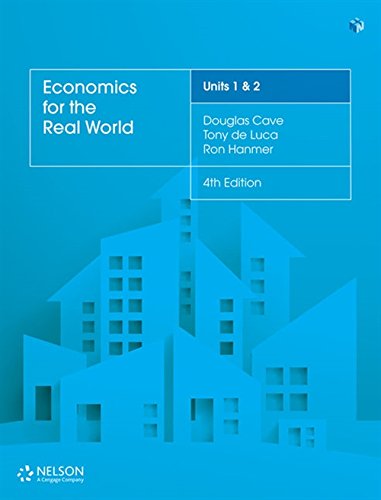 Book Economics for the Real World Units 1 & 2 Student Book + 4 Access Codes free