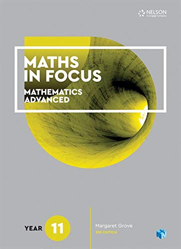 Book Maths in Focus 11 Mathematics Advanced Student Book with 1 Access Code free