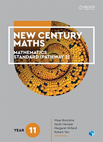 Book New Century Maths 11 Mathematics Standard (Pathway 2) Student Book with 4 Access Codes free