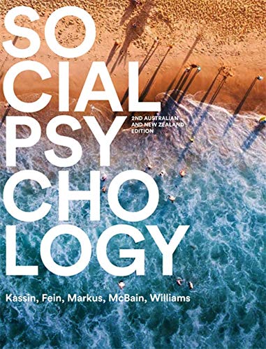 Book Social Psychology Australian & New Zealand Edition with Online Study Too ls 12 months free