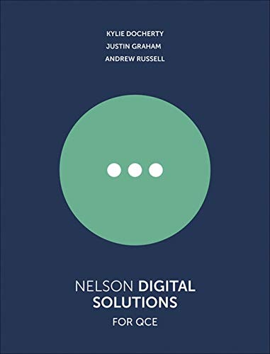Book Nelson Digital Solutions for QCE Units 1'4 Student Book with 1 Access Code for 26 Months free