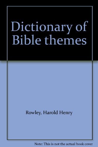 Book Dictionary of Bible themes free