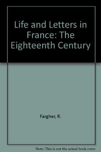 Book Life And Letters In France The Eighteenth free