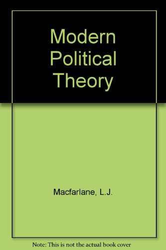 Book Modern Political Theory free