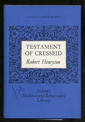 Book Testament of Cresseid; (Nelson's medieval and Renaissance library) free