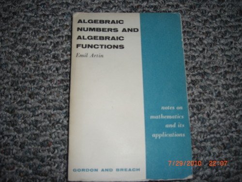 Book Algebraic Numbers And Algebraic Functions free