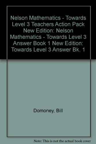 Book Nelson Mathematics: Towards Level 3 Answer Bk. 1 free