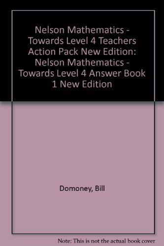 Book Nelson Mathematics: Towards Level 4 Answer Book 1 free