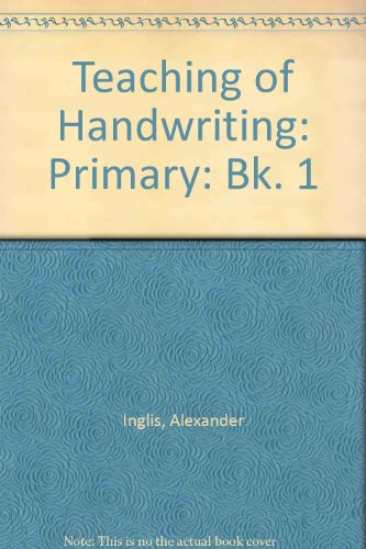 Book Nelson Handwriting, Workbook 1 free
