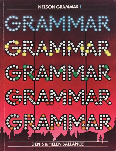 Book Nelson Grammar (Bk. 1) free