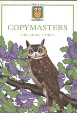 Book Nelson Grammar Books 3 and 4 Copymasters (Book 3 & 4) free
