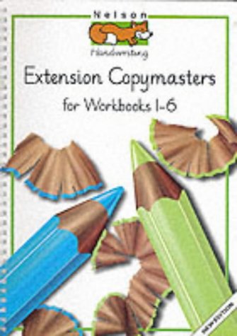 Book Nelson Handwriting: Extension Copymasters For Workbooks 1-6 free