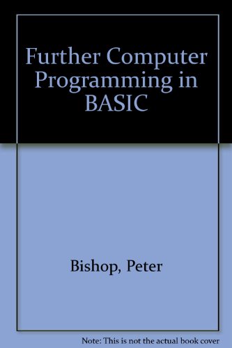 Book Further Computer Programming in BASIC free