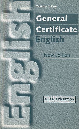 Book General Certificate English - Teachers Key 4th Edition free