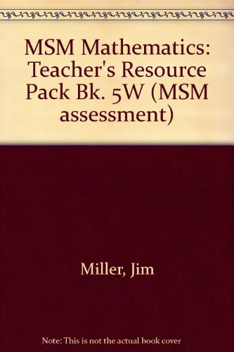 Book Msm Mathematics (msm Assessment) (bk. 5w) free