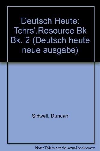 Book Deutsch Heute (deutsch Heute Neue Ausgabe) (bk. 2) free