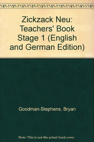 Book Zickzack Neu (english And German Edition) free