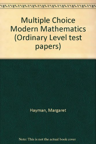 Book Multiple Choice Modern Mathematics (ordinary Level Test Papers) free