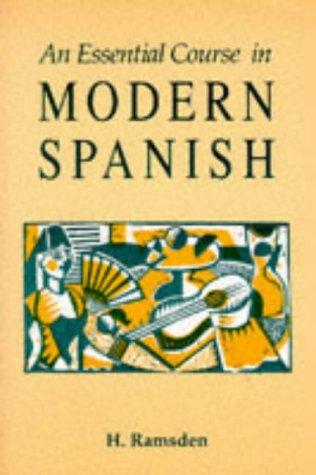 Book An Essential Course In Modern Spanish free