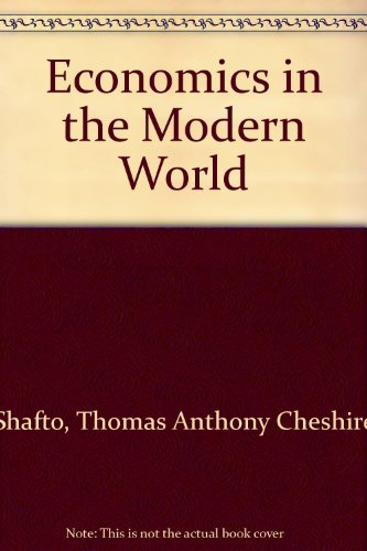 Book Economics in the modern world: An analytical introduction, free