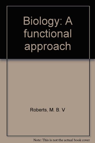 Book Biology: A Functional Approach free