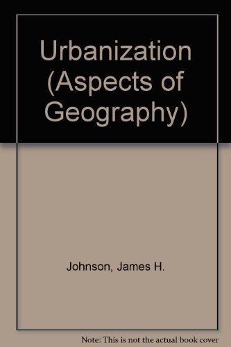 Book Urbanization (aspects Of Geography) free