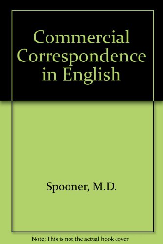 Book Commercial Correspondence In English free