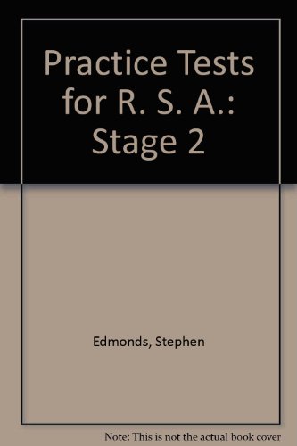 Book Practice Tests For R. S. A.: Stage 2 free