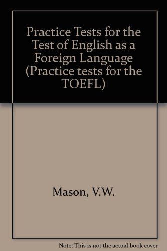 Book Practice Tests For Toefl (practice Tests For The Toefl) free