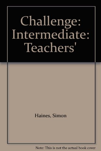 Book Challenge Intermediate: Teacher's Book (challenge) free