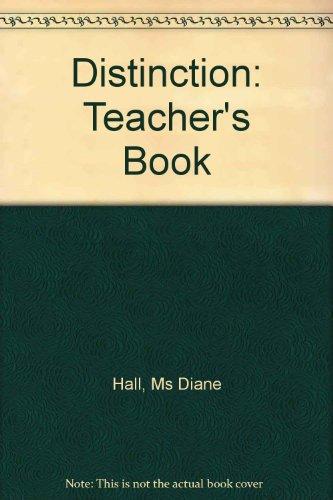 Book Distinction: English for Advanced Learners: Teacher's Book (Distinction) free