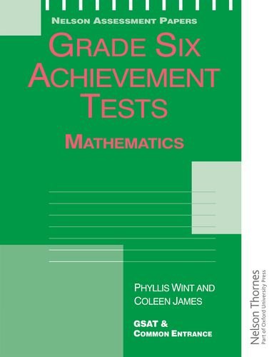 Book Grade Six Achievement Tests Mathematics (nelson Assessment Papers) free
