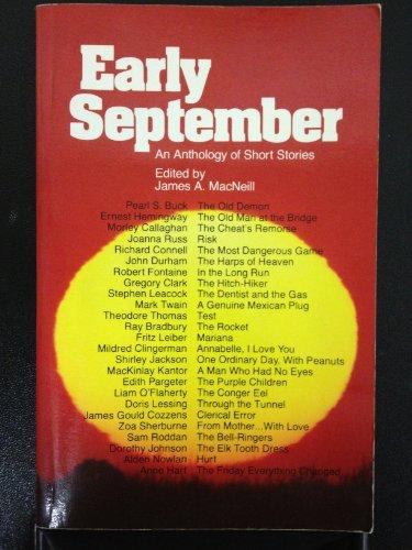 Book Early September: An Anthology of Short Stories free