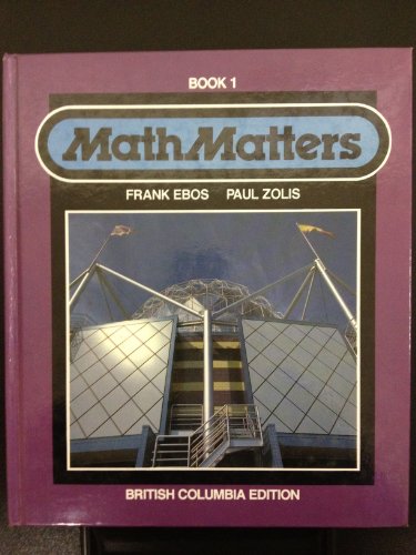 Book Math Matters Book 2 BC Edition free