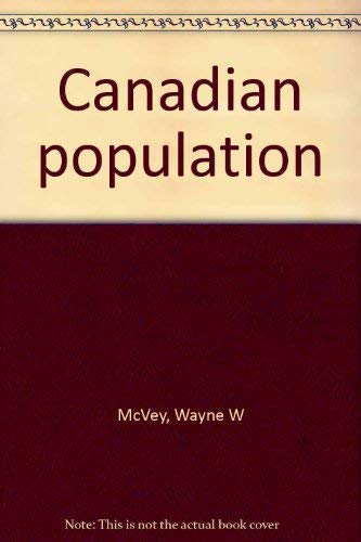 Book Canadian population free