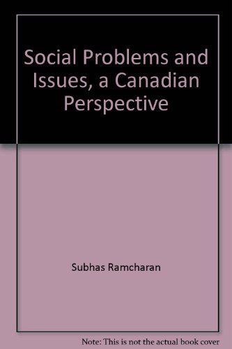 Book Social Problems And Issues, A Canadian Perspective free