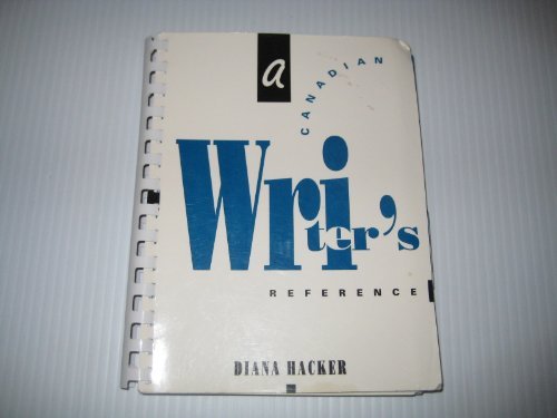 Book A Canadian Writer's Reference free