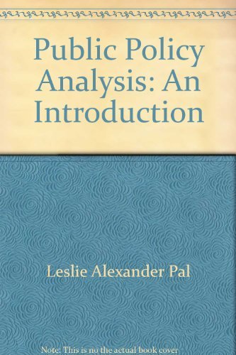 Book Public Policy Analysis (1992 publication) free