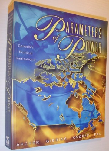 Book Parameters of power: Canada's political institutions free
