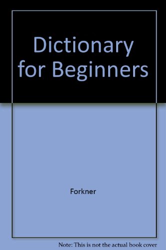 Book Dictionary For Beginners free